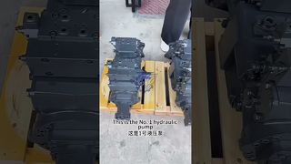 【Tir sur site de 2 unités d'expédition de pompes hydrauliques Komatsu PC1250-8 ?】#hydraulicpump #PC1250-8