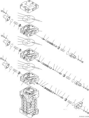 Excavator Hydraulic Main Control Valve