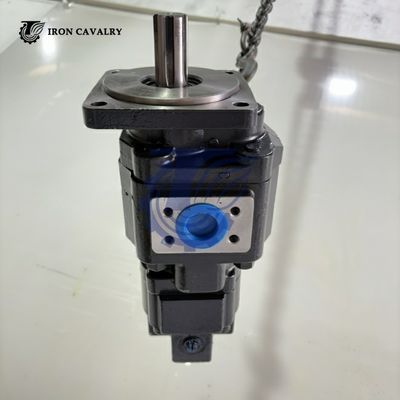 JHP20800010 SEM650 Loader Double Pump High Performance Durable Hydraulic Gear Pump Assembly Reliable for Heavy Duty Wheel Loader Hydraulic Power Outpu