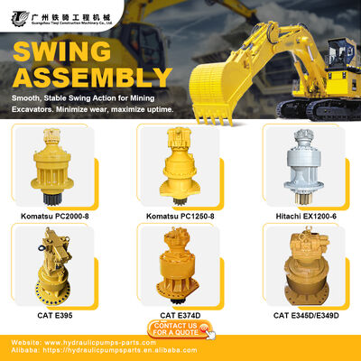 Heavy Duty Swing Gearbox 21T-26-00300 For Komatsu PC2000-8 Mining Excavator High Torque Planetary Reduction Gearbox Stable