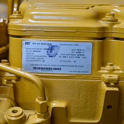 Moteur d'excavateur industriel Couleur jaune Durable Pour TQ C15