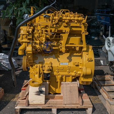 Moteur jaune pratique TQ C4.4, moteur industriel d' excavateur