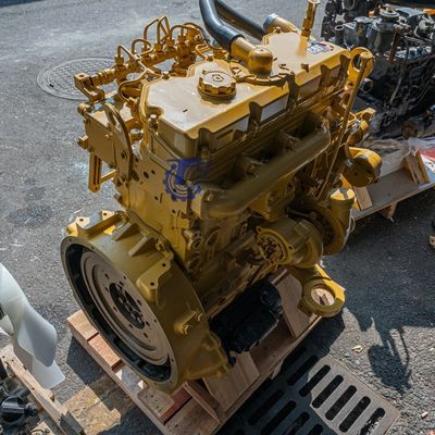 Moteur jaune pratique TQ C4.4, moteur industriel d' excavateur