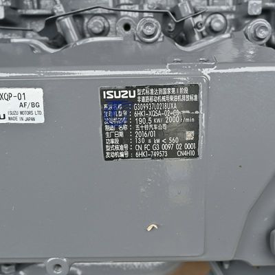 Le moteur de l'excavateur Isuzu 6HK1 4686923 4675659 YA00037173 YA00009404 Pour ZX330 ZX330-3