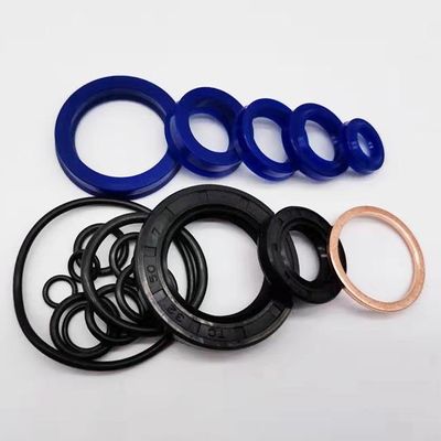 Kit d'étanchéité à cylindre hydraulique multicolore O anneau durable pour mécanique