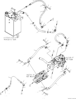 705-52-30960 720-1L-00010 720-1L-04160 720-1L-01010 Pour la pompe à pistons hydraulique HST WA100-5 de Komatsu
