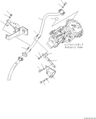 708-1L-00710 708-1L-01710 708-1L-04230 Pour chargeur Komatsu Wa450-6 Wa470-6 Wa480-6 Pompe à piston hydraulique principale