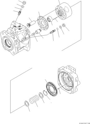 708-1W-00961 708-1W-01850 708-1W-00010 Pour Komatsu
