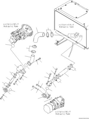 708-1W-00961 708-1W-01850 708-1W-00010 Pour Komatsu