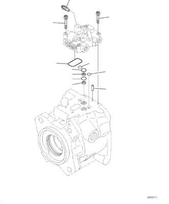 708-1U-00120 708-1U-00140 708-1U-00170 Pour Komatsu WA380-6 WA430-6 Pompe hydraulique pompe de direction