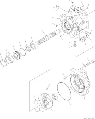 708-1S-00970 708-1S-01970 708-1S-04440 Pour Komatsu