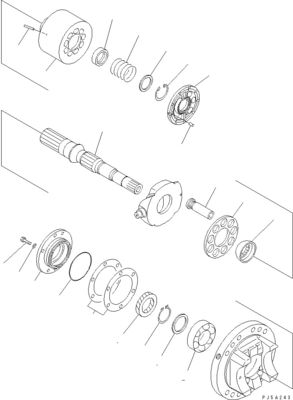 708-2L-00960 708-2L-00961 708-2L-05420 Pour Komatsu WA700-3 Pompes hydrauliques