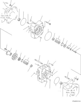 708-2L-00960 708-2L-00961 708-2L-05420 Pour Komatsu WA700-3 Pompes hydrauliques