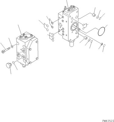 708-2L-00960 708-2L-00961 708-2L-05420 Pour Komatsu WA700-3 Pompes hydrauliques
