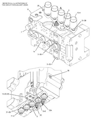 CAT 455-2663 424-937 Valve de commande principale 349E 349F 352 Construction minière Démolition Parties de machines de construction