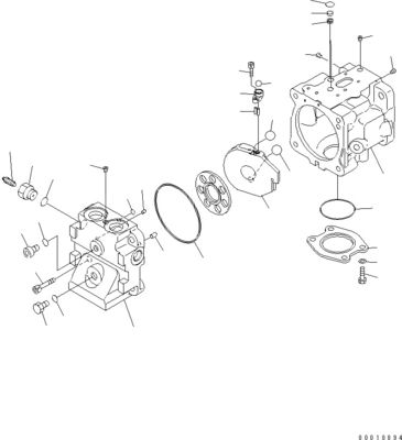 708-1W-00600 708-1S-00910 R7081S00910 R7081W00600 Pour Komatsu D475A-5 Bulldozer pompe hydraulique à ventilateur pompe à piston