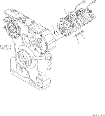 708-1W-00600 708-1S-00910 R7081S00910 R7081W00600 Pour Komatsu D475A-5 Bulldozer pompe hydraulique à ventilateur pompe à piston