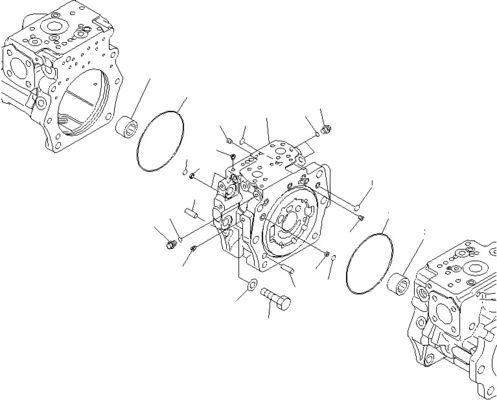 708-2G-00800 708-2G-00801 708-2G-01081 Pour le chargeur Komatsu WA600-6 Pompes hydrauliques Pompes à piston Pompes principales Haute qualité