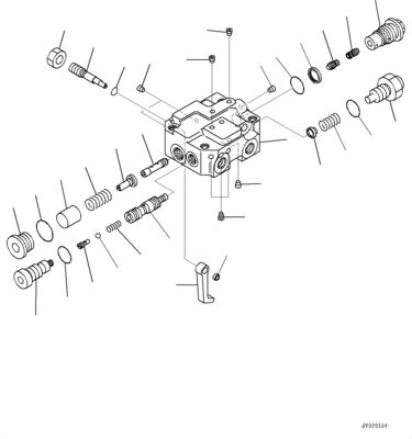 708-1W-02260 708-1W-02270 708-1W-00450 708-1W-00460 Pour camions Komatsu HM400-3 Pompes hydrauliques de direction et pompes de levage