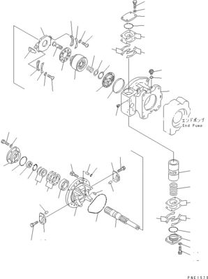 708-2L-00950 708-25-02044 708-2L-00951 708-2L-05420 Pour Komatsu WA800-3 WA900-3 pompe de chargement hydraulique pompe principale