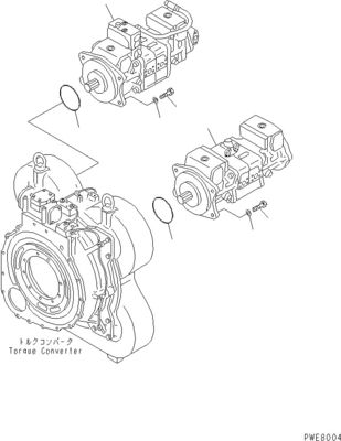 708-4L-00910 708-45-10204 708-4L-00911 Pour Komatsu WA800-3 WA900-3 pompe à commutateur hydraulique pompe principale haute qualité