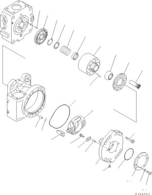 708-4L-00910 708-45-10204 708-4L-00911 Pour Komatsu WA800-3 WA900-3 pompe à commutateur hydraulique pompe principale haute qualité
