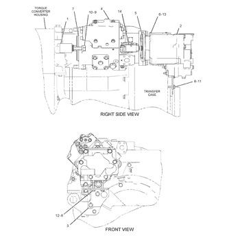 9T8346 9T-8346 0R8503 pour la piste CAT D8N D8R D8R II PUMPE GP-PISTON hydraulique PUMPE MAIN Après-vente Haute qualité