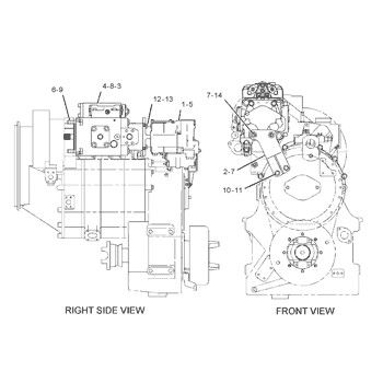 292-8767 10R7401 CA2928767 Pour CAT LOADER 950H 962H IT62H PUMPE GP-PISTON pompe hydraulique principale marché de rechange de haute qualité