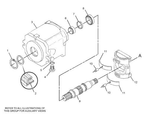 299-5790 20R3400 Pour la voie CAT D7R II D7R XR HPR135 PUMPE GP-PISTON IMPLEMENT de direction pompe principale hydraulique marché après-vente