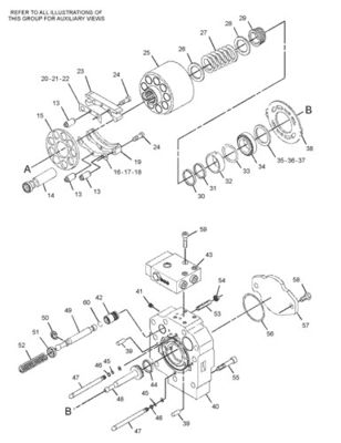 299-5790 20R3400 Pour la voie CAT D7R II D7R XR HPR135 PUMPE GP-PISTON IMPLEMENT de direction pompe principale hydraulique marché après-vente
