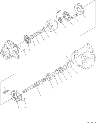 708-1L-00012 708-1L-00011 708-1L-01011 708-1L-04010 Pour le bulldozer Komatsu D65EX-12 D65PX-12 Pompes hydrauliques Pompes HSS