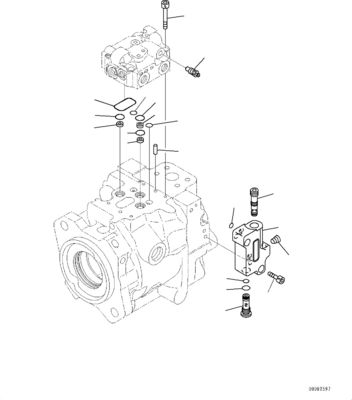 708-1W-01741 708-1W-00741 708-1W-00740 Pour Komatsu WA430-6 pompe hydraulique pompe principale pompe chargeuse pompe après-vente