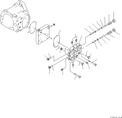 708-1L-00300 R7081L00300 708-1L-01310 708-1L-04010 Pour le bulldozer Komatsu D275AX-5 ÉQUIPEMENT DE TRAVAIL HYDRAULIQUE POMPE originale