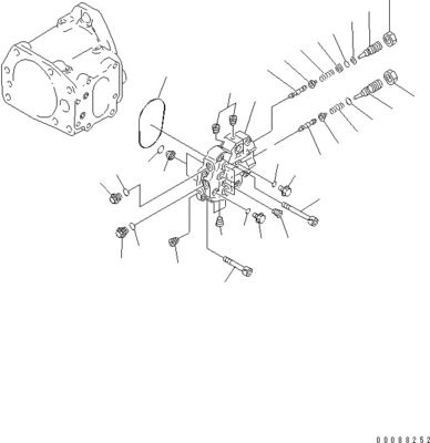 708-1L-00370 708-1L-01310 708-1L-04010 Pour le bulldozer Komatsu D275AX-5E0 Pompes hydrauliques Pompes à piston