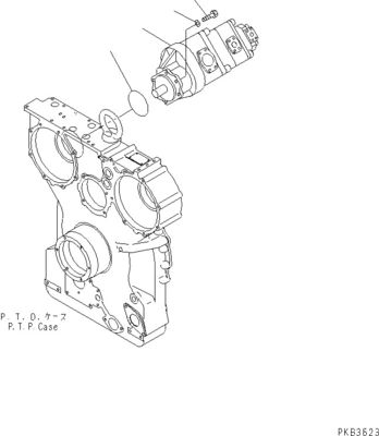 705-32-37430 705-32-27540 705-32-43210 Pour Komatsu D375-3 Bulldozer pompe hydraulique principale
