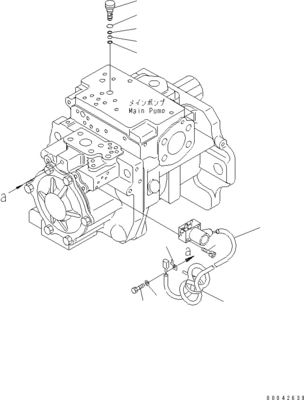708-1H-00250 708-1H-00251 Pour le bulldozer Komatsu D155AX-6 D155AX-6A Pompes hydrauliques principales