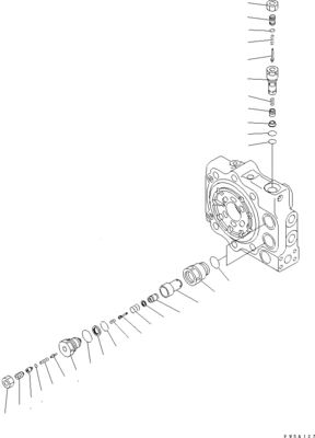 708-1H-00021 708-1H-01021 708-1H-04111 Pour le bulldozer Komatsu D275AX-5 Pompes hydrauliques principales ÉQUIPEMENT de travail d'origine