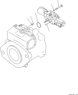 708-1H-00021 708-1H-01021 708-1H-04111 Pour le bulldozer Komatsu D275AX-5 Pompes hydrauliques principales ÉQUIPEMENT de travail d'origine