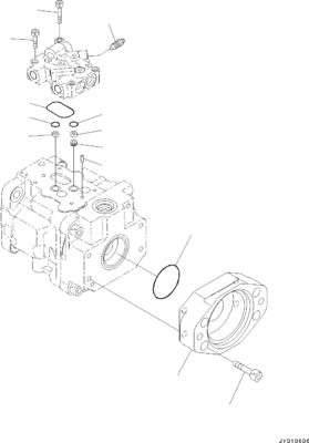 708-1T-00552 708-1T-01552 708-1T-04150 Pour le bulldozer Komatsu D39EX-22 D39PX-22 D31EX-22 Pompes hydrauliques de divertissement