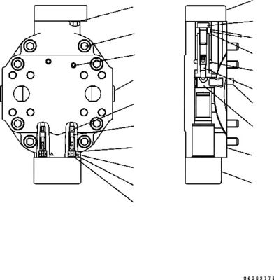 417-18-31301 417-18-31302 417-18-31201 Pour Komatsu chargeur à roues WA200-5 WA200PT-5 moteur hydraulique HST pompe après-vente
