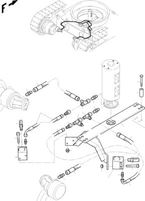 65489140 Pour les excavateurs Komatsu PC3000-6 4000-6 7000-6 8000-6 MOTEUR DE VÉROITÉ hydraulique Moteur de conduite