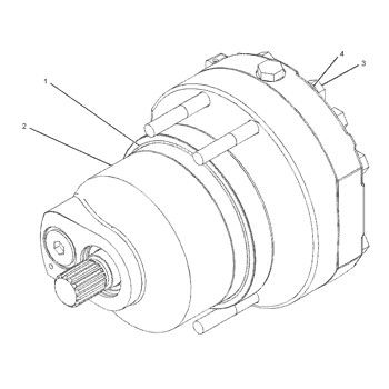 228-3238 20R6810 Pour les excavatrices moteur hydraulique de déplacement CAT 374D 374F