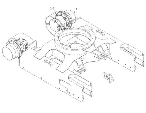 144-5196 209-6663 Pour CAT 301.5 301.6 301.8 Excavateur assemblage de déplacement moteur de déplacement original