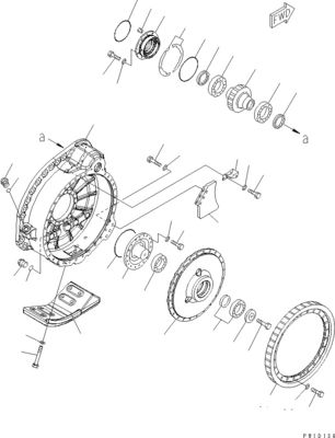 17M-27-00360 17M-27-00510 17M-27-00271 Pour le bulldozer Komatsu D275A-5D Assemblage de déplacement Le moteur de déplacement final