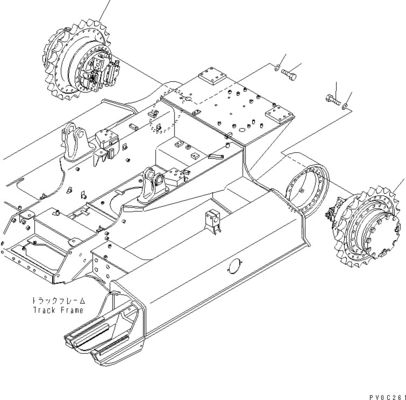 11Y-27-40200 11Y-27-40202 11Y-27-40102 Le moteur final pour le bulldozer Komatsu D37EX-23 D37PX-23