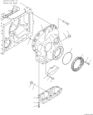 134-27-00220 134-27-61113 134-27-61112 Pour le bulldozer Komatsu D61EX-15 D61PX-15 Excavateur