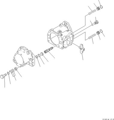 708-1L-00330 708-1L-04110 708-7L-04113 RM7081L00330 Pour le bulldozer Komatsu D61EX-12A-W D61PX-12A-W pompe hydraulique HSS