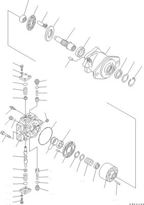 708-7L-01112 708-7L-11111 708-7L-04113 Pour Komatsu D61EX-12A-W D61EX-15E0-BW