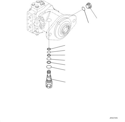 708-7F-00050 708-7F-11130 708-7L-04180 Pour Komatsu D65EX-18EO D65EXI-18EO D65PX-18EO