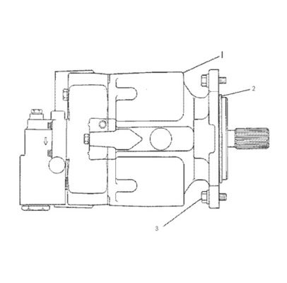2321835 CA2321835 10R9089 Pour le CAT 784C 785C 785D Camion pompe hydraulique principale pompe à piston pompe ASSY pompe GP-PISTON (STERING)